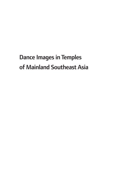 Dance Images in Temples of Mainland Southeast Asia ... - Repository