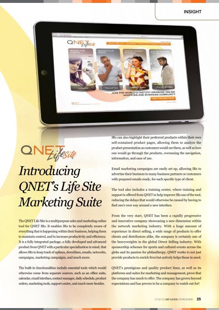 OBTAINER - QNET