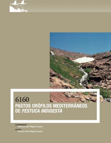 6160 Pastos orófilos mediterráneos de Festuca indigesta - Jolube