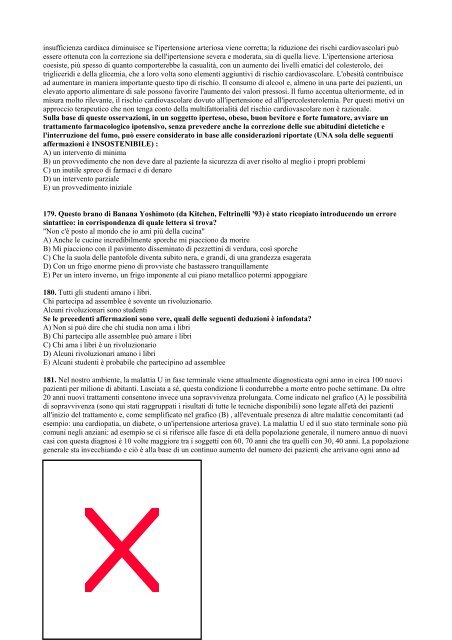 test di cultura generale e di logica - Istituto di istruzione superiore ...