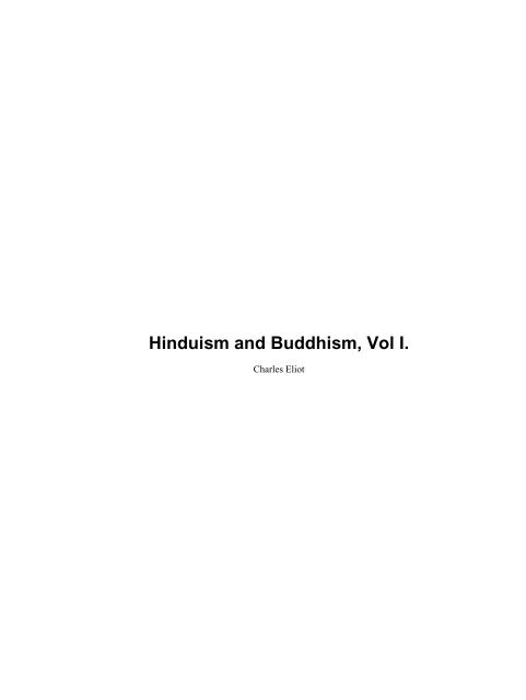 Charles Eliot Hinduism And Buddhism Vol I Pdf Images, Photos, Reviews