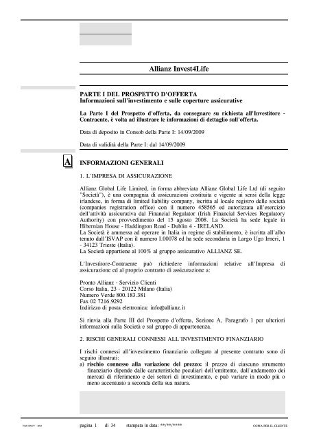 Scarica il PDF - Padova Est Assicurazioni