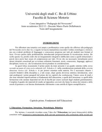 1 Cap.pdf - Università degli Studi di Urbino