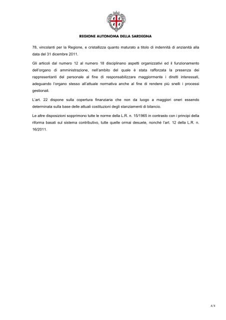 Delibera n. 39/26 del 2011 All. 39/26 Relazione [file .pdf] - Regione ...