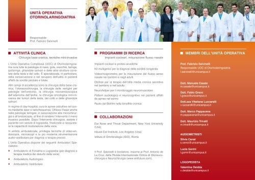 UCBM_Otorinolaringoiatria_web.pdf - Policlinico Universitario ...