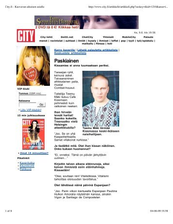 04.06.04 City-lehti / Jaana Rinne