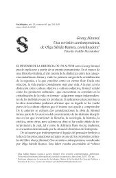 Georg Simmel. Una revisión contemporánea, de Olga Sabido ...