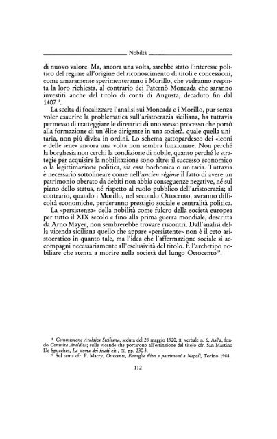 Nobiltà e nobilitazione in Sicilia nel lungo ... - Rivista Meridiana