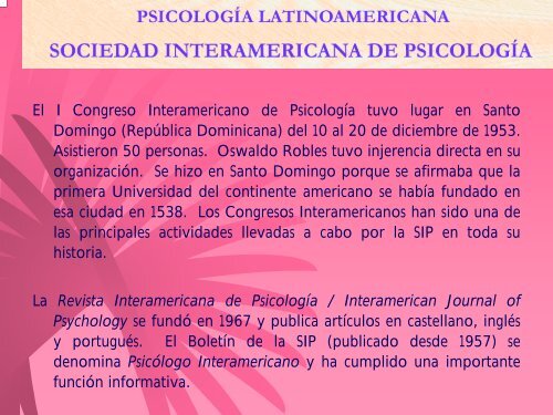 psicología latinoamericana - Ruben Ardila Ph.D