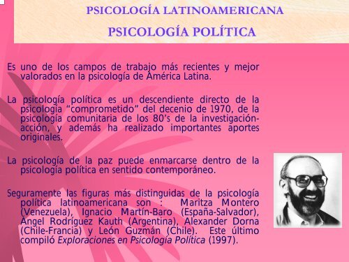 psicología latinoamericana - Ruben Ardila Ph.D