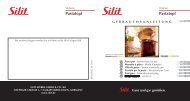 [PDF] Gebrauchsanleitung Vitaliano Pastatopf - Silit