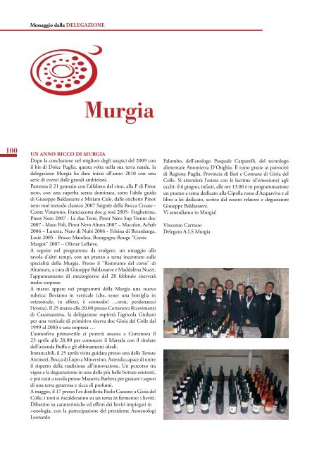 Messaggi in Bottiglia n.9 - Ais Puglia