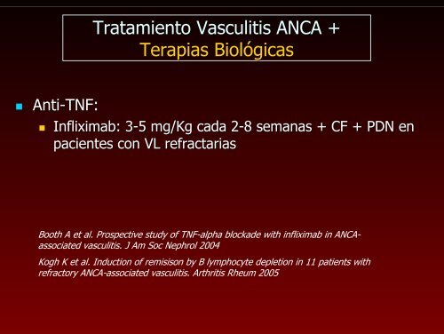 TRATAMIENTO Y PRONÓSTICO DE LAS VASCULITIS ANCA + ...