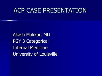 ACP Case Presentation-Vasculitis