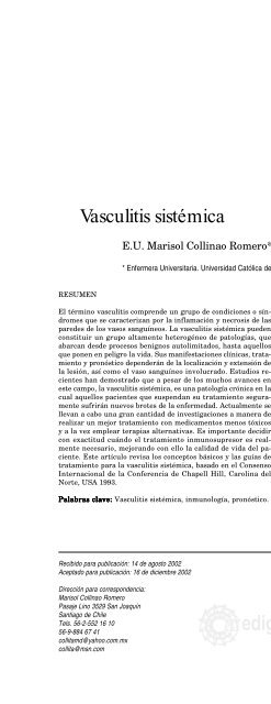 Vasculitis sistémica - edigraphic.com