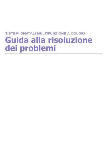 Guida alla risoluzione dei problemi - Kyostatics.net
