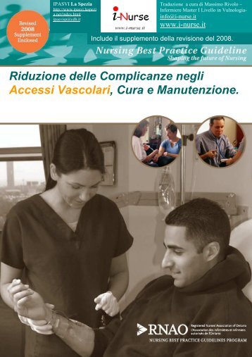 Gestione e Mantenimento degli Accessi Vascolari RNAO - I-Nurse.it