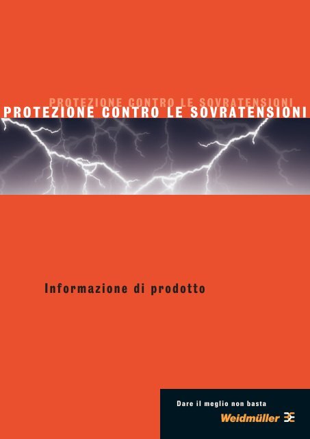 PROTEZIONE CONTRO LE SOVRATENSIONI - Focusautomation.it