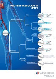 PROTESI VASCOLARI IN ePTFE - Vascutek