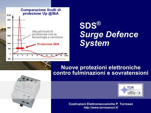 SDS - Costruzioni Elettromeccaniche P.Torresan SRL