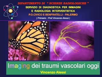 Imaging dei trauimi vascolari oggi - Vincenzoalessiradiologia.It