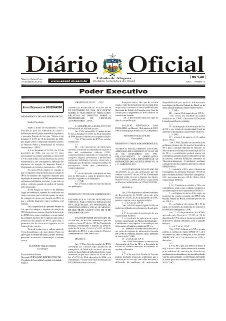 01 Poder Executivo.pdf - Imprensa Oficial - Graciliano Ramos