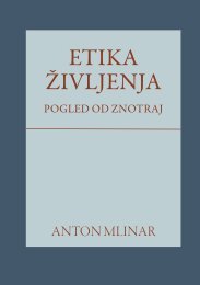 Anton Mlinar, Etika življenja - Založba Univerze na Primorskem