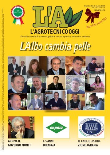 L'Agrotecnico Oggi dicembre 11 - Collegio Nazionale degli Agrotecnici