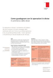 Come guadagnare con le operazioni in divise - PostFinance