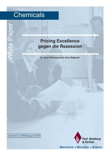 Pricing Excellence gegen die Rezession - Homburg & Partner