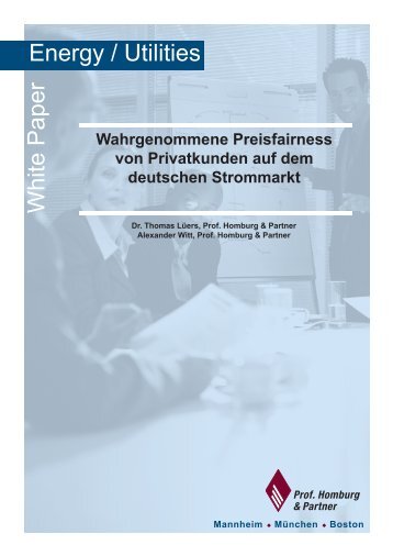 Wahrgenommene Preisfairness von ... - Homburg & Partner