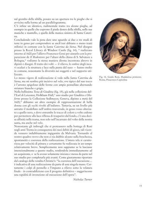 8. Guido Reni, Santa Caterina da Siena, olio su tela ... - Palazzo Chigi