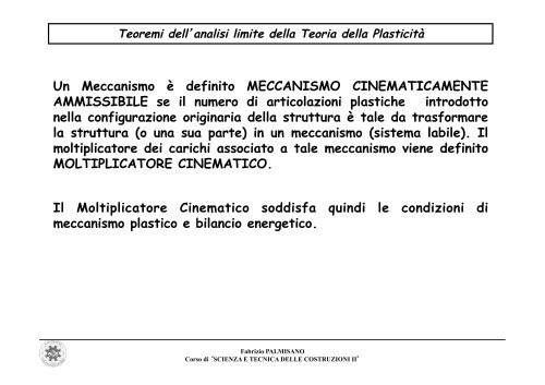 Palmisano - Tecnica II - 1.pptx - Politecnico di Bari