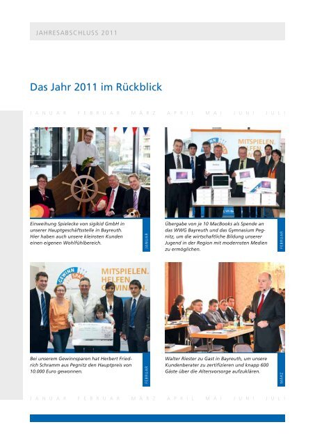 Geschäftsbericht 2011 - VR-Bank Bayreuth