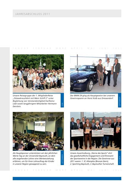 Geschäftsbericht 2011 - VR-Bank Bayreuth