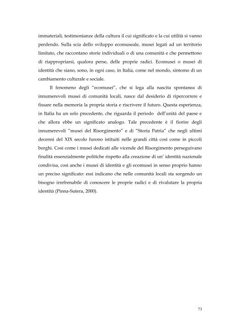 ecomusei e sviluppo locale - Agenda 21 Est Ticino