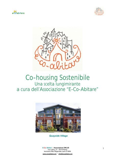 Co-housing Sostenibile di Ass. Ecoabitere - rete CCP