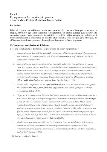 Competenze storia e filosofia - parte 1 - Nuovo sito del Liceo Costa