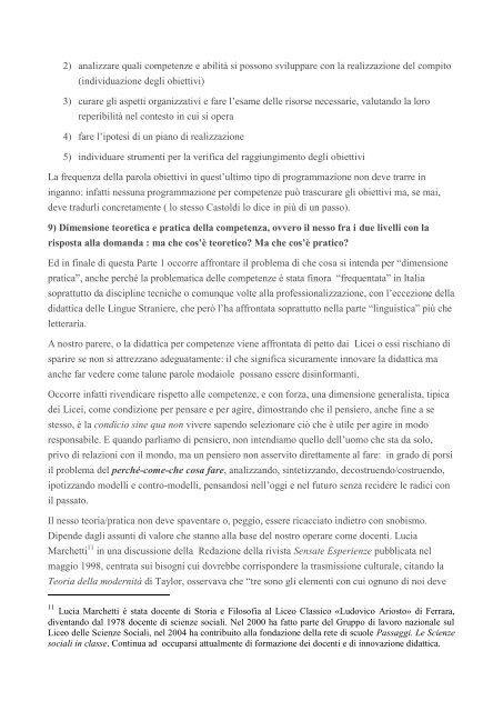 Competenze storia e filosofia - parte 1 - Nuovo sito del Liceo Costa