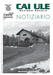 NOTIZIARIO - Cai ULE