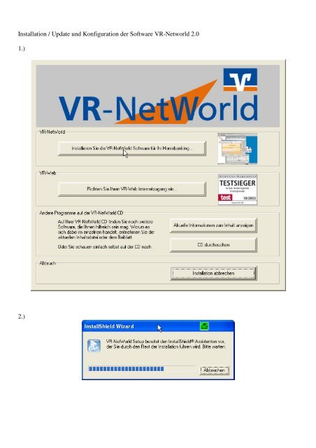 Installation / Update und Konfiguration der Software VR-Networld ...