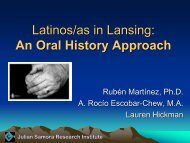 An Oral History Approach - Julian Samora Research Institute