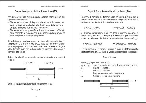 TECNICA ED ECONOMIA DEI TRASPORTI - Università del Sannio ...