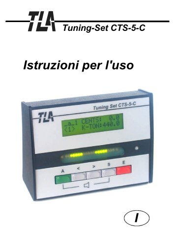 Istruzioni per l'uso - tuning-set.de