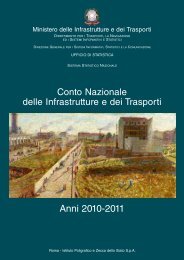 Conto Nazionale delle Infrastrutture e dei Trasporti - Anni 2010-2011