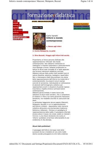 Inferni contemporanei.pdf - Liceo Muratori