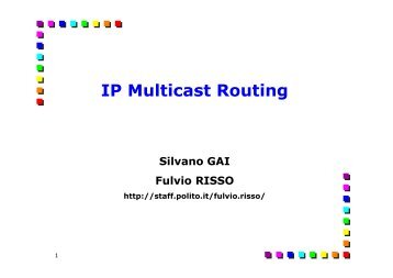 IP Multicast Routing