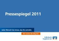 Pressespiegel 2011 - Volksbank Vogtland eG
