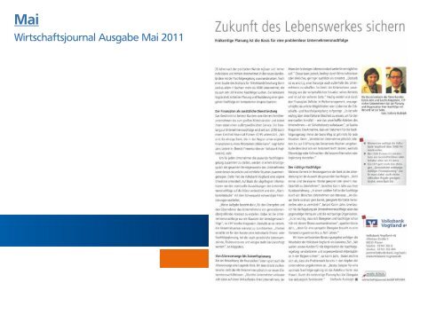 Pressespiegel 2011 - Volksbank Vogtland eG