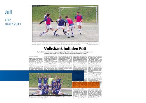 Pressespiegel 2011 - Volksbank Vogtland eG